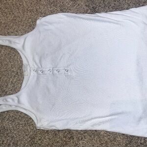 Brandy Melville light blue button up tank